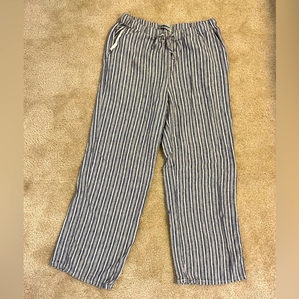 Urban Outfitters Blue and Tan Pants with Pockets Sz M